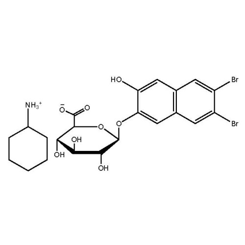 6,7-Dibromo-2,3-Dihydroxynaphthalene beta-D-glucuronide cyclohexylammonium salt