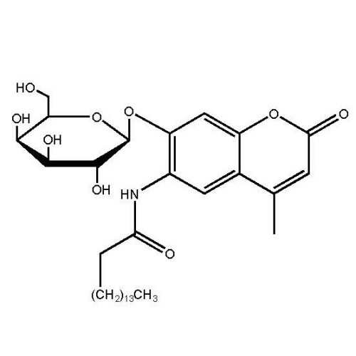 6-Hexadecanoylamino-4-methylumbelliferyl beta-D-galactopyranoside