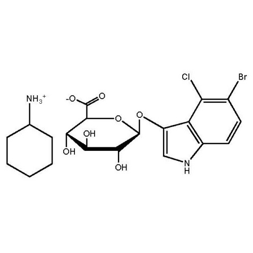 5-Bromo-4-chloro-3-indolyl beta-D-glucuronide cyclohexylammonium salt