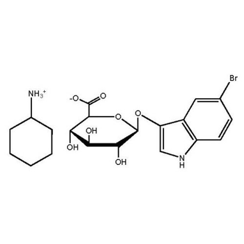 5-Bromo-3-indolyl beta-D-glucuronide cyclohexylammonium salt