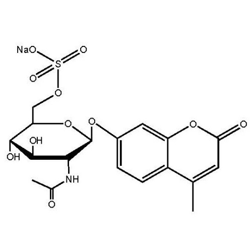 4-Methylumbelliferyl N-acetyl-beta-D-glucosaminide-6-sulfate sodium salt