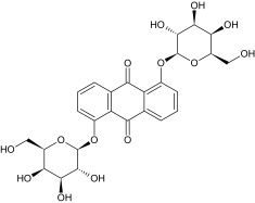 Anthrarufin di-beta-D-galactopyranoside 